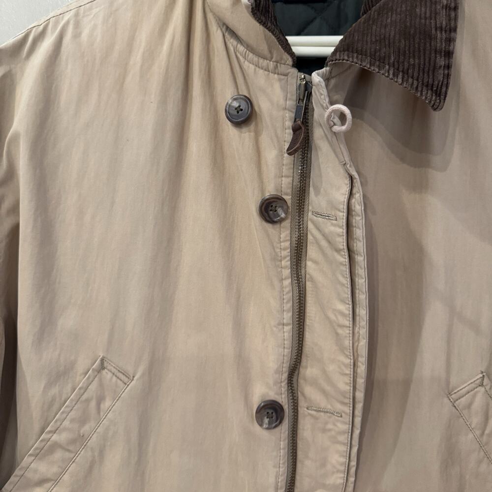 VTG Polo Ralph‎ Lauren Jacket Mens XL Brown Corduroy Collar Barn Chore Coat 90s - Picture 8 of 14